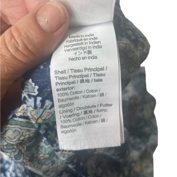 J. Crew Gathered Cotton-Poplin
Paisley Maxi Dress Size 6 nwot - Picture 12 of 12